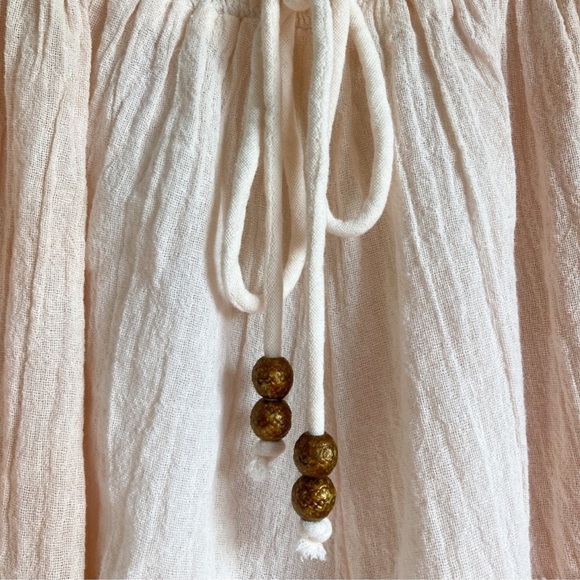 MUCHE & MUCHETTE**Nude Bounty Romper w/Lace**One Size $199 - Picture 4 of 10